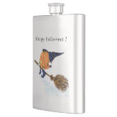 Halloween Flask heks Pumpkin Flying Broom Flacon (Links)