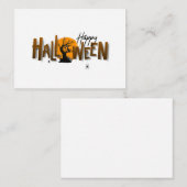 Halloween Flat Note Kaart Notitiekaartje (Voorkant / Achterkant)