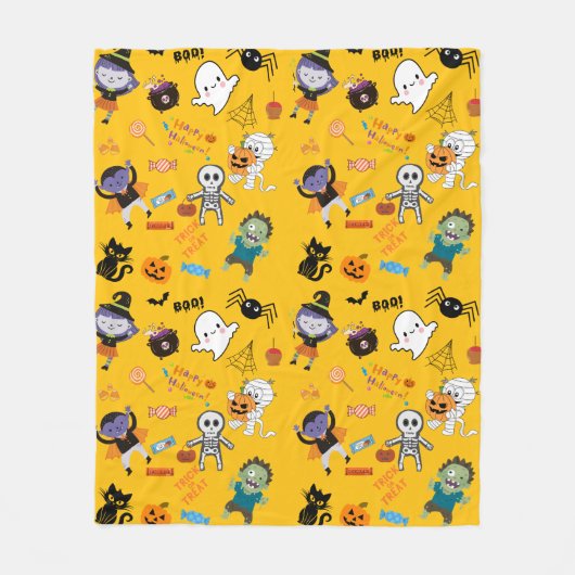 Halloween Fleece Blanket (Voorkant)