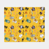 Halloween Fleece Blanket (Voorkant (Horizontaal))