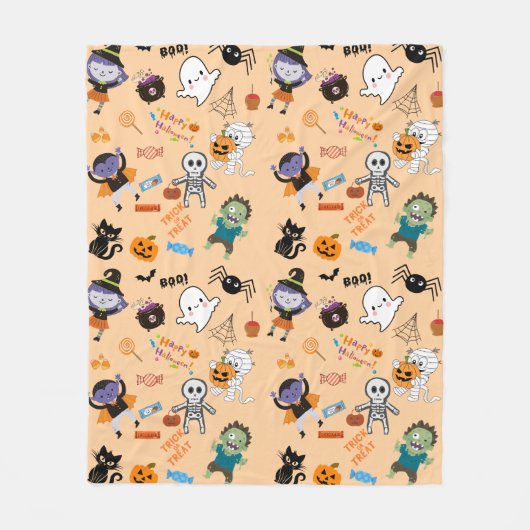 Halloween Fleece Blanket (Voorkant)