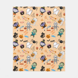Halloween Fleece Blanket Deken