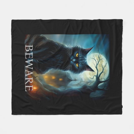 Halloween Fleece Blanket Deken (Voorkant (Horizontaal))