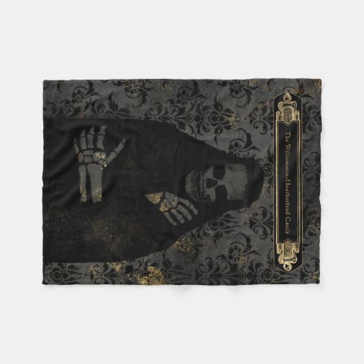 Halloween | Fleece Blanket | Grim Reaper (Voorkant (Horizontaal))