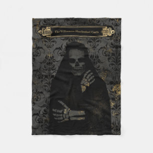 Halloween   Fleece Blanket   Grim Reaper Deken
