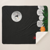 Halloween Fleece Blanket Sherpa Deken (Voorkant (horizontaal))