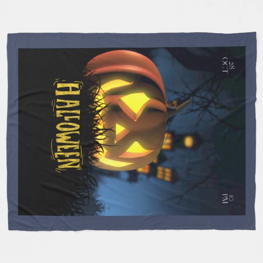 Halloween Fleece Blankets  (Voorkant (Horizontaal))