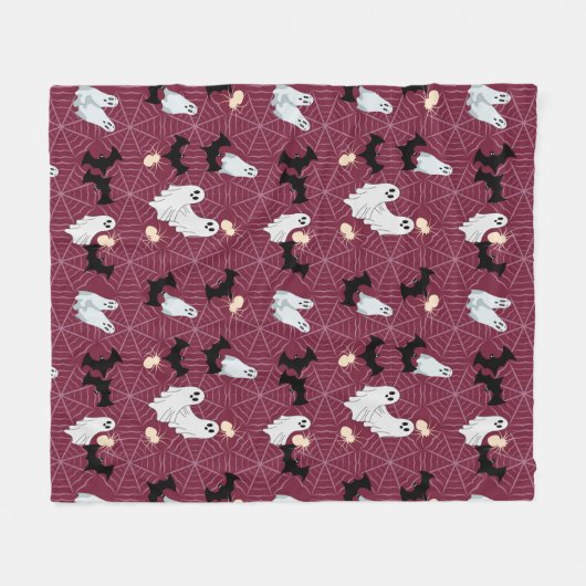 Halloween Fleece Deken (Voorkant (Horizontaal))