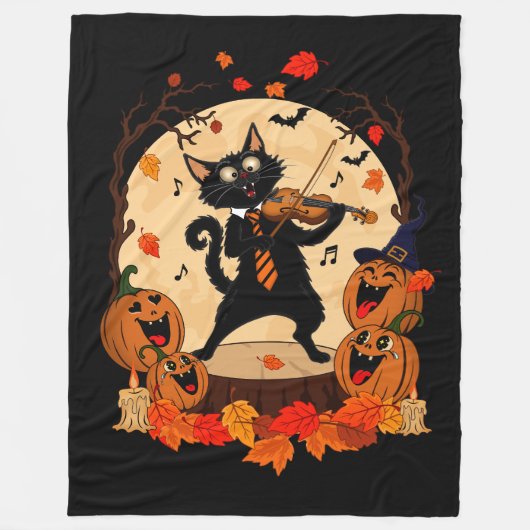 Halloween fleece deken (Voorkant)