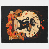 Halloween fleece deken (Voorkant (Horizontaal))