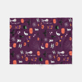 Halloween Fleece Deken (Voorkant (Horizontaal))
