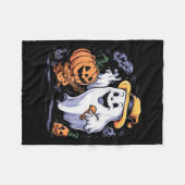 Halloween Fleece Deken (Voorkant (Horizontaal))