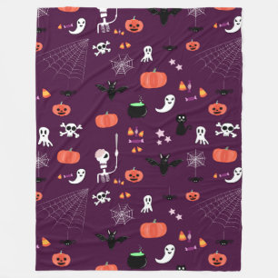 Halloween Fleece Deken
