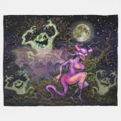 Halloween Fleece Deken (Voorkant (Horizontaal))