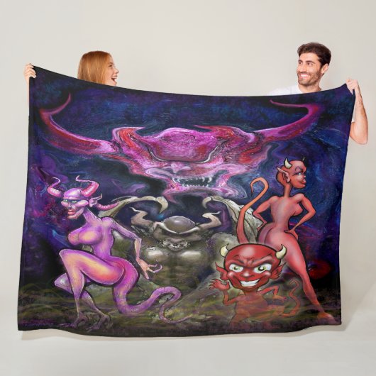 Halloween Fleece Deken (In situ)