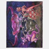 Halloween Fleece Deken (Voorkant)