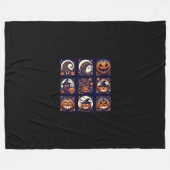 Halloween Fleece Deken (Voorkant (Horizontaal))