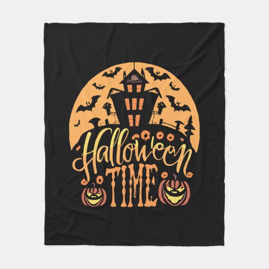 Halloween Fleece Deken (Voorkant)