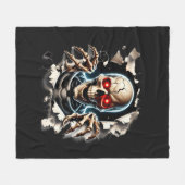 Halloween fleece deken (Voorkant (Horizontaal))