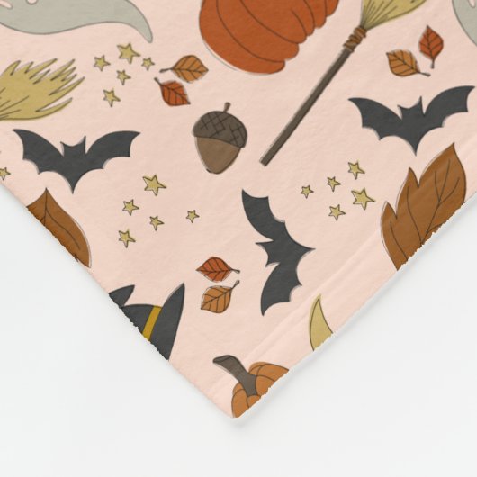 Halloween Fleece Deken (Hoek)