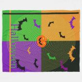 Halloween fleece deken van eeuwige horror 50 "x60" (Voorkant (Horizontaal))