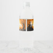 Halloween flesje waterfles etiket (Achterkant)