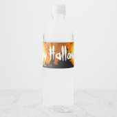 Halloween flesje waterfles etiket (Voorkant)