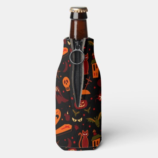 Halloween Flesjeskoeler (Fles Achterkant)