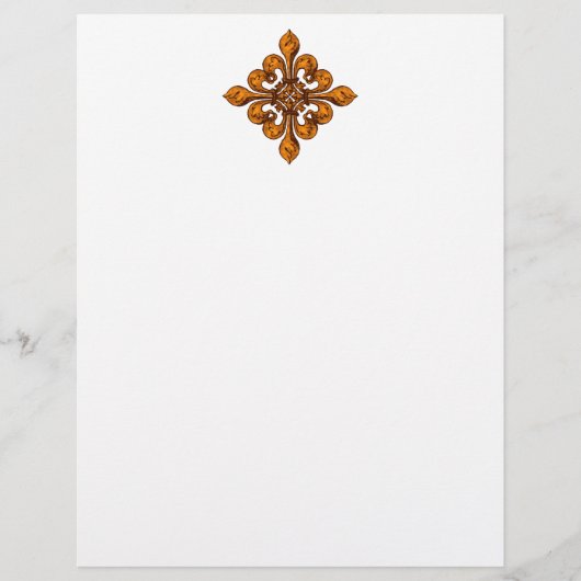 Halloween Fleur de lis (Voorkant)