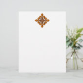 Halloween Fleur de lis (Staand voorkant)