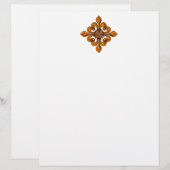 Halloween Fleur de lis (Voorkant / Achterkant)