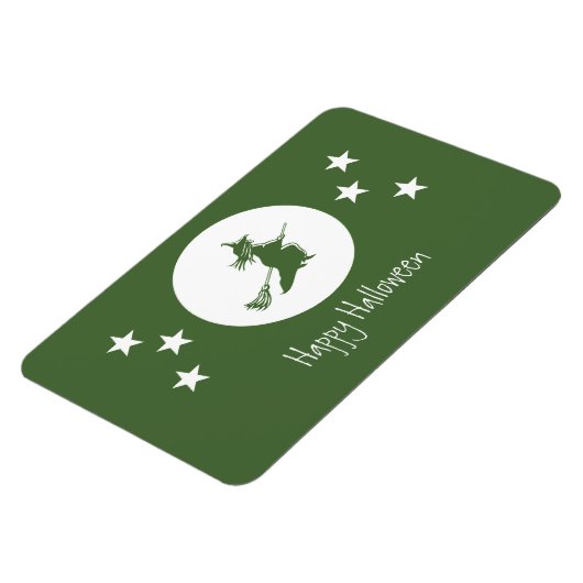 Halloween Flexi Magnet, groen Magneet (Linkerzijde)