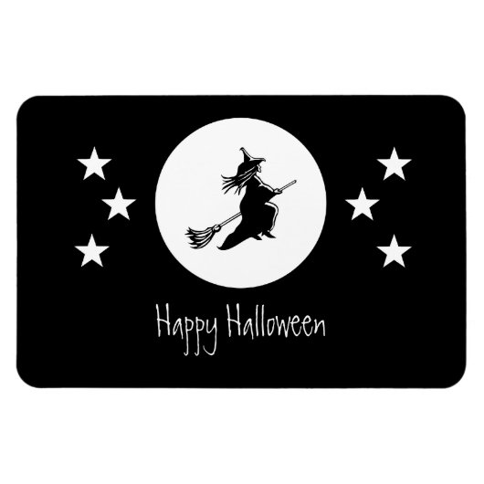 Halloween Flexi Magnet, zwart Magneet (Horizontaal)