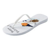Halloween Flip Flops Heks Pompoen Vliegende Bezem (Schuin)