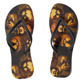 Halloween Flipflop Teenslippers (Voetbed)