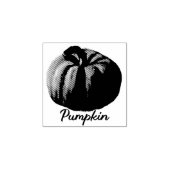 Halloween Floral Pumpkin Rubber Stamp Rubberstempel (Afrduk)