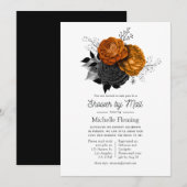  Halloween Floral Shower per Mail Kaart (Voorkant / Achterkant)