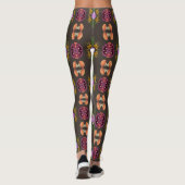 halloween florale leggings (Achterkant)
