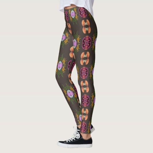 halloween florale leggings (Links)