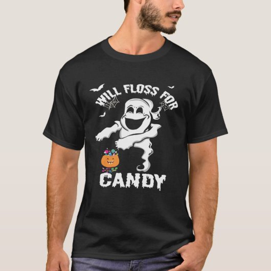 Halloween Flossing Ghost Dance Kids T-shirt (Voorkant)