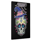 Halloween Flower Skull Klembord (Rechts)