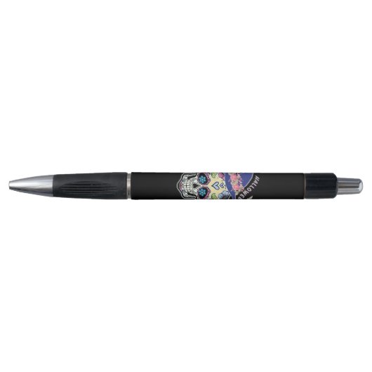 Halloween Flower Skull Pen (Voorkant)