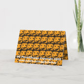 Halloween Flowers Kaart (Achterkant)