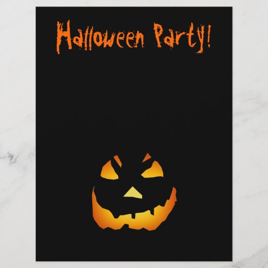 Halloween Flyer: Jack-o-Lantern Flyer (Voorkant)