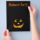 Halloween Flyer: Jack-o-Lantern Flyer (Hand)