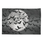 Halloween Flying Bats and a Full Moon Kussensloop (Achterkant)
