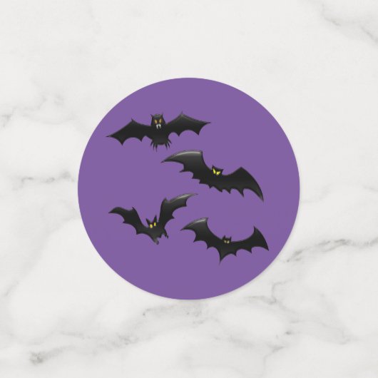 Halloween Flying Bats Confetti (Kleine voorkant)