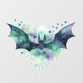 Halloween Flying Vampire Bat Raamsticker