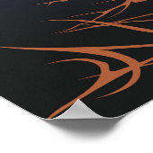 Halloween Flying Witch Broom Poster (Hoek)