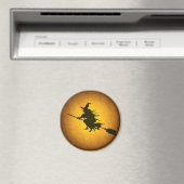 Halloween Flying Witch Magnet (Insitu (Vaatwasser))